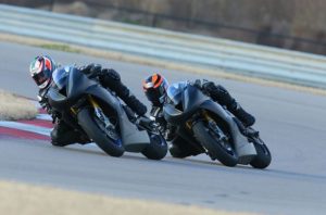 Jason DiSalvo (a former teammate) and I at a track day at New Orleans Motorsports Park. Even at the professional level, we all need a place to work on our skills, and track days can provide just that.